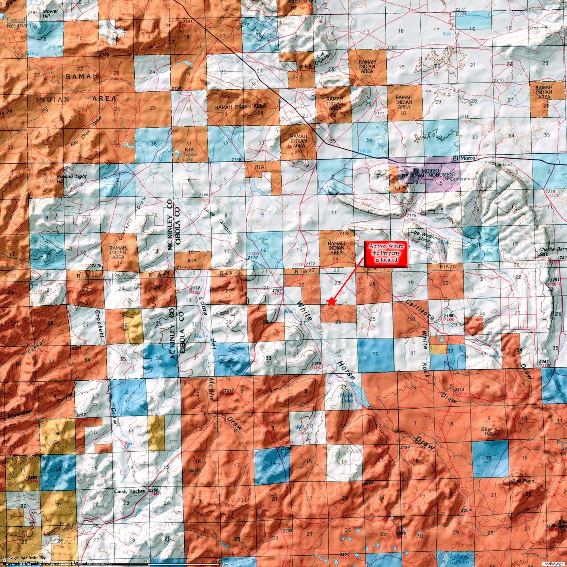 Land In Candy Kitchen New Mexico Smile4uinc Com   438845 Watermarked Candy Kitchen BLM Map 